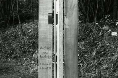 Grabmal, Eiche, Beton, 1993