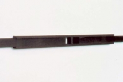 "Speicher", Wenge, Maße ca. 17 × 240 × 11 cm³, 2001