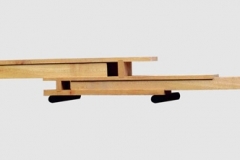 "Speicher", Ahorn, Maße ca. 90 × 15 × 7 cm³, 2001