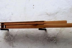 "Speicher", Ulme, Maße ca. 80 × 12 × 6 cm³, 2001